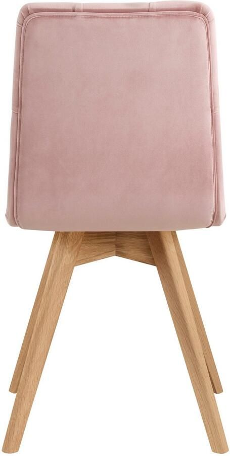 Andas Eetkamerstoel Rania in set van 2 4 6 massief houten poten (set) - Foto 6