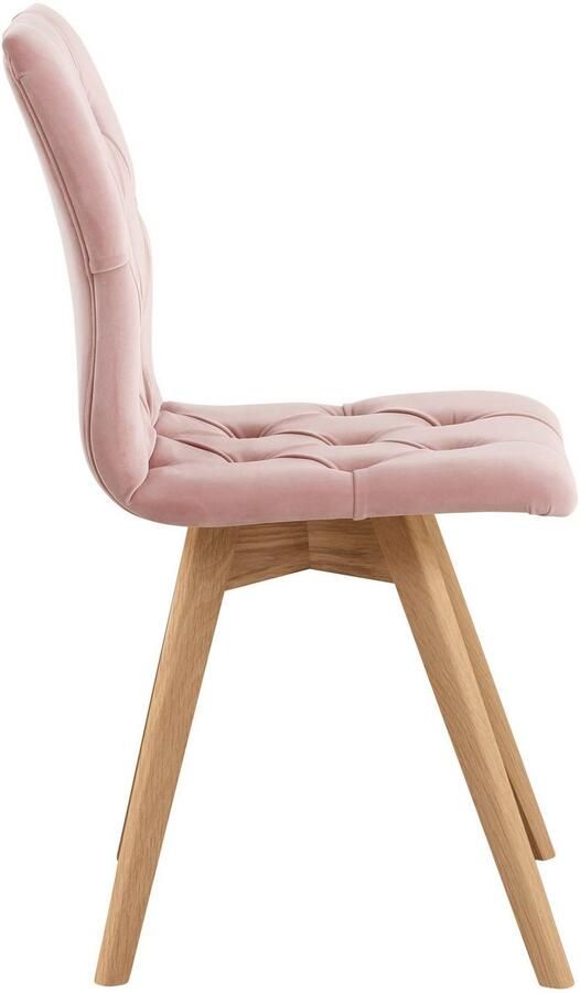 Andas Eetkamerstoel Rania in set van 2 4 6 massief houten poten (set) - Foto 5