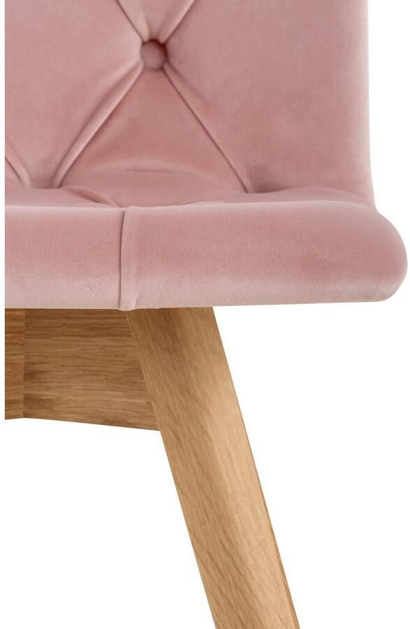 Andas Eetkamerstoel Rania in set van 2 4 6 massief houten poten (set) - Foto 4