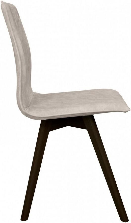 Andas Eetkamerstoel Rania Massief houten frame met bies (set 2 stuks) - Foto 3