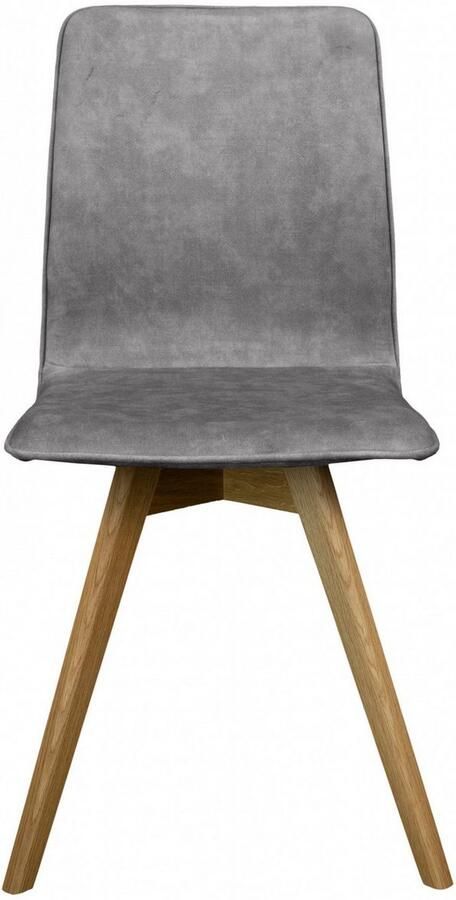 Andas Eetkamerstoel Rania Massief houten frame met bies (set 2 stuks) - Foto 5