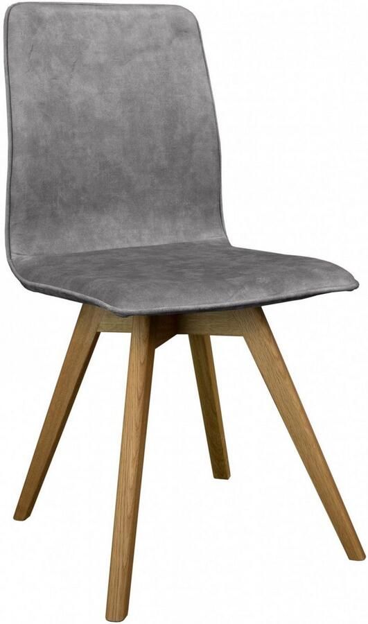 Andas Eetkamerstoel Rania Massief houten frame met bies (set 2 stuks) - Foto 2