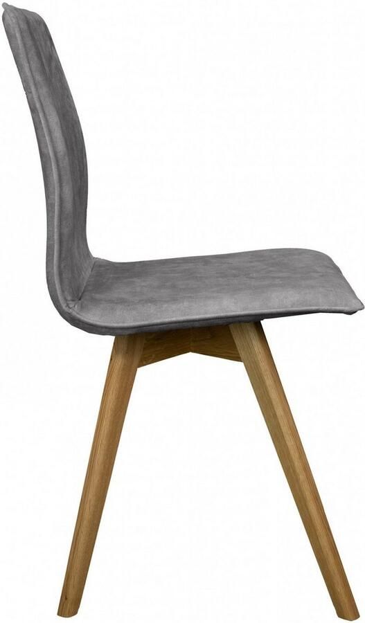 Andas Eetkamerstoel Rania Massief houten frame met bies (set 2 stuks) - Foto 3