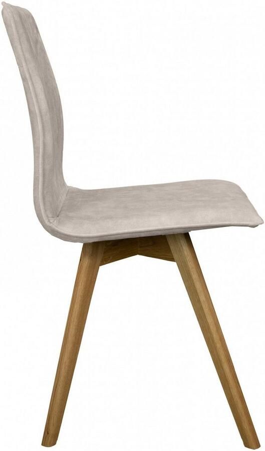 Andas Eetkamerstoel Rania Massief houten frame met bies (set 2 stuks) - Foto 3