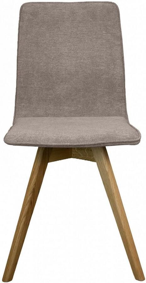 Andas Eetkamerstoel Rania Massief houten frame met bies (set 2 stuks) - Foto 5