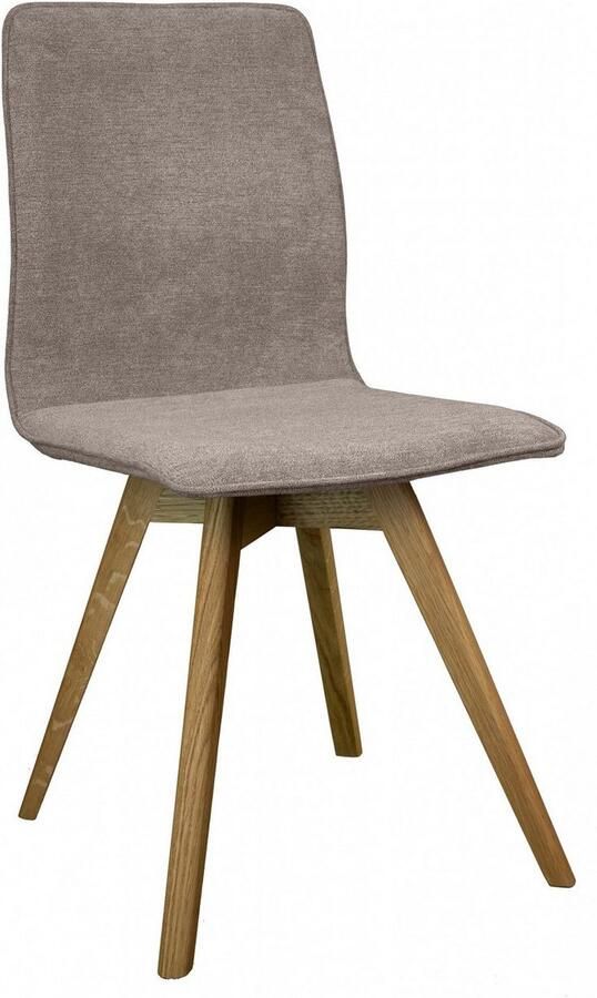 Andas Eetkamerstoel Rania Massief houten frame met bies (set 2 stuks) - Foto 2