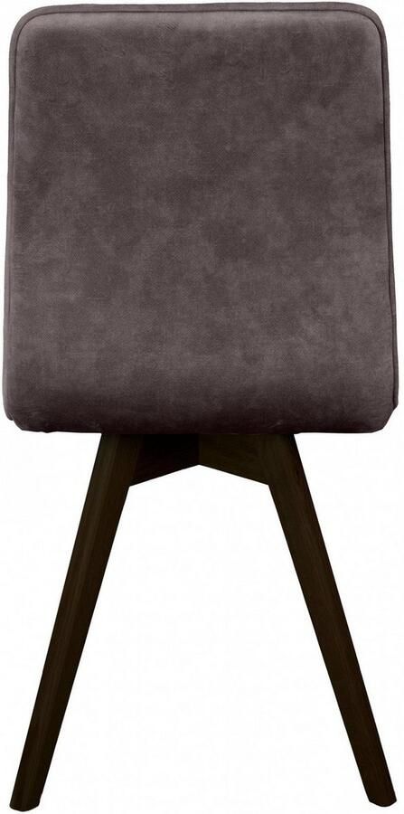 Andas Eetkamerstoel Rania Massief houten frame met bies (set 2 stuks) - Foto 6