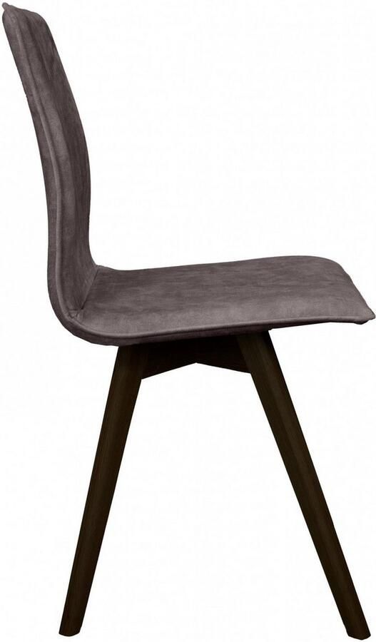 Andas Eetkamerstoel Rania Massief houten frame met bies (set 2 stuks) - Foto 3