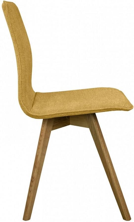 Andas Eetkamerstoel Rania Massief houten frame met bies (set 2 stuks) - Foto 2