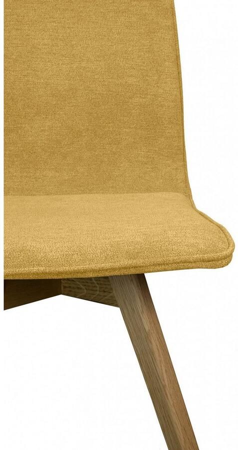 Andas Eetkamerstoel Rania Massief houten frame met bies (set 2 stuks) - Foto 4