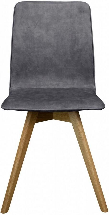 Andas Eetkamerstoel Rania Massief houten frame met bies (set 2 stuks) - Foto 5