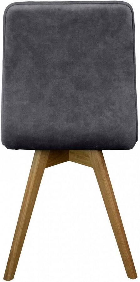 Andas Eetkamerstoel Rania Massief houten frame met bies (set 2 stuks) - Foto 6