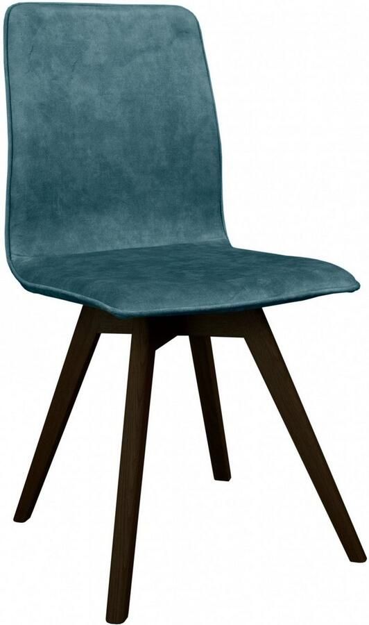 Andas Eetkamerstoel Rania Massief houten frame met bies (set 2 stuks) - Foto 2