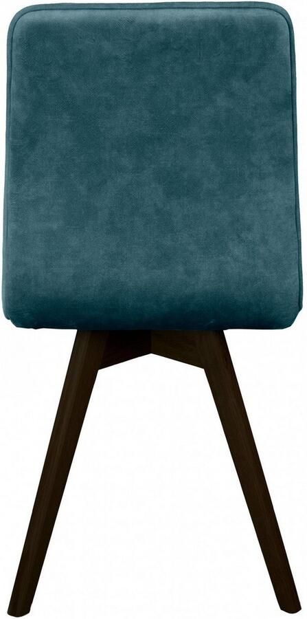 Andas Eetkamerstoel Rania Massief houten frame met bies (set 2 stuks) - Foto 6