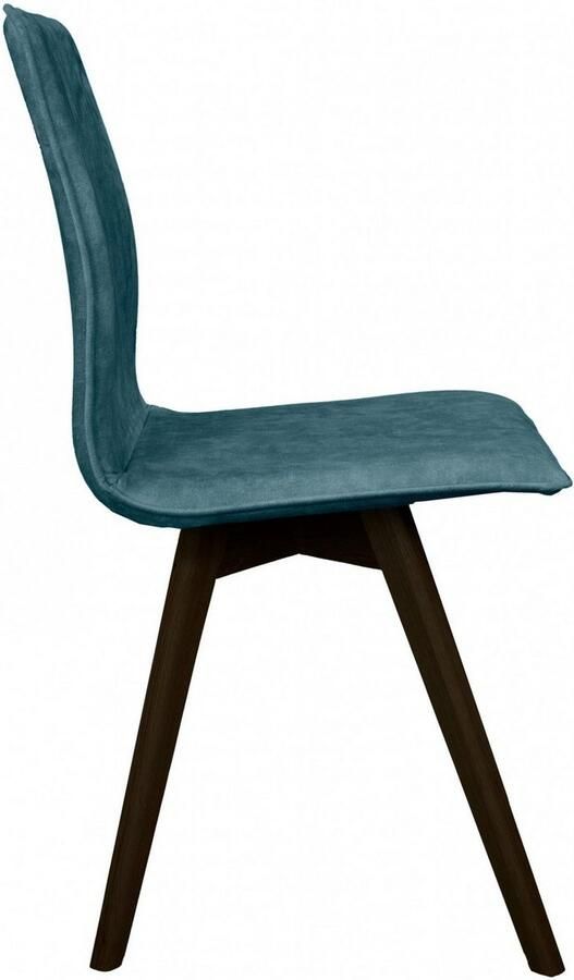 Andas Eetkamerstoel Rania Massief houten frame met bies (set 2 stuks) - Foto 3