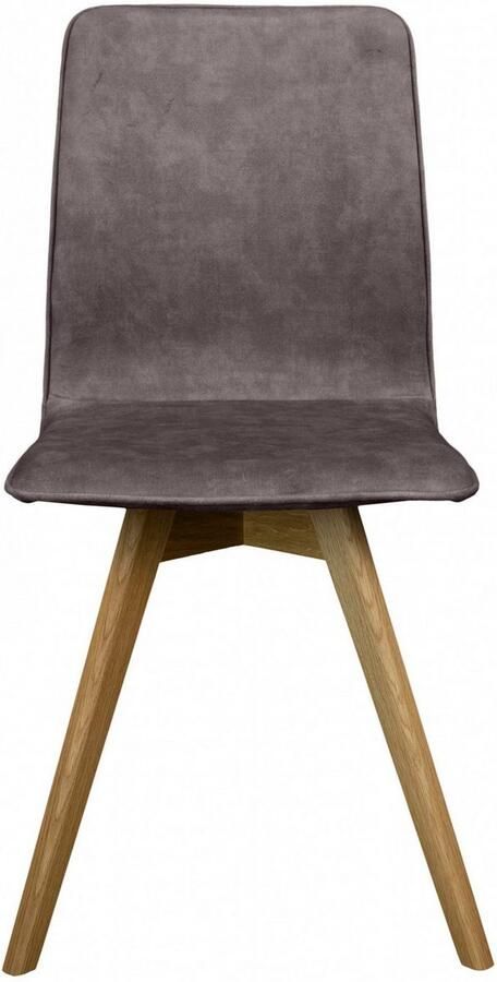 Andas Eetkamerstoel Rania Massief houten frame met bies (set 2 stuks) - Foto 5