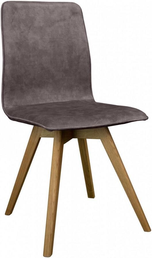 Andas Eetkamerstoel Rania Massief houten frame met bies (set 2 stuks) - Foto 2