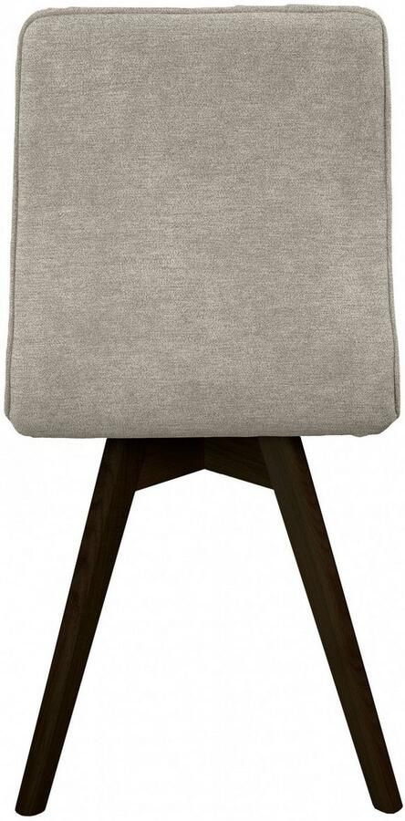 Andas Eetkamerstoel Rania Massief houten frame met bies (set 2 stuks) - Foto 7