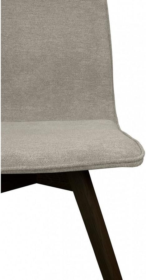 Andas Eetkamerstoel Rania Massief houten frame met bies (set 2 stuks) - Foto 4