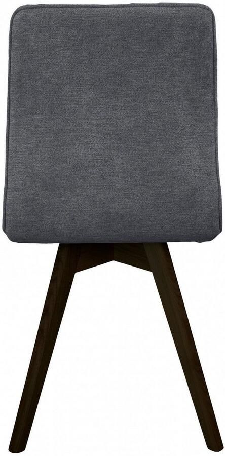 Andas Eetkamerstoel Rania Massief houten frame met bies (set 2 stuks) - Foto 7