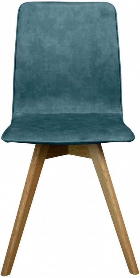 Andas Eetkamerstoel Rania Massief houten frame met bies (set 2 stuks) - Foto 5