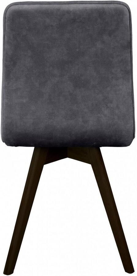 Andas Eetkamerstoel Rania Massief houten frame met bies (set 2 stuks) - Foto 6