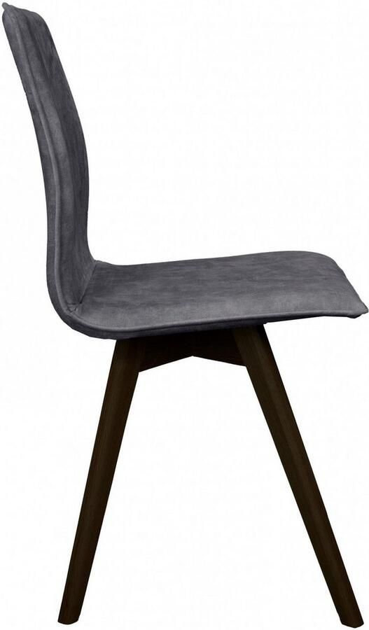 Andas Eetkamerstoel Rania Massief houten frame met bies (set 2 stuks) - Foto 3