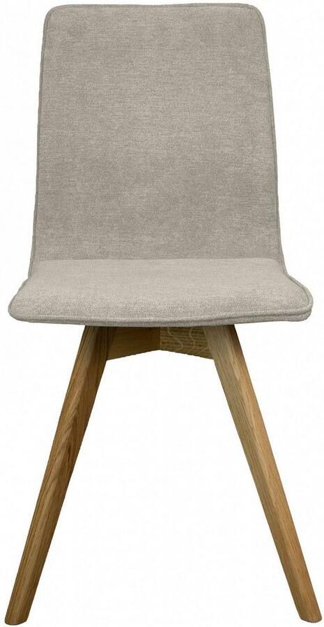 Andas Eetkamerstoel Rania Massief houten frame met bies (set 2 stuks) - Foto 5