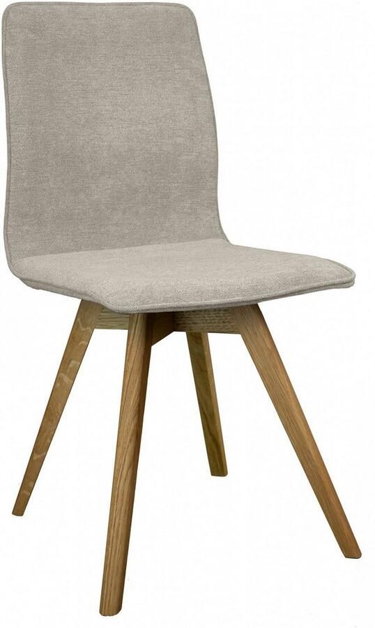 Andas Eetkamerstoel Rania Massief houten frame met bies (set 2 stuks) - Foto 2