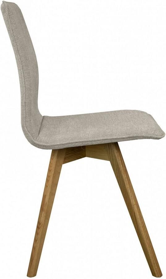 Andas Eetkamerstoel Rania Massief houten frame met bies (set 2 stuks) - Foto 3