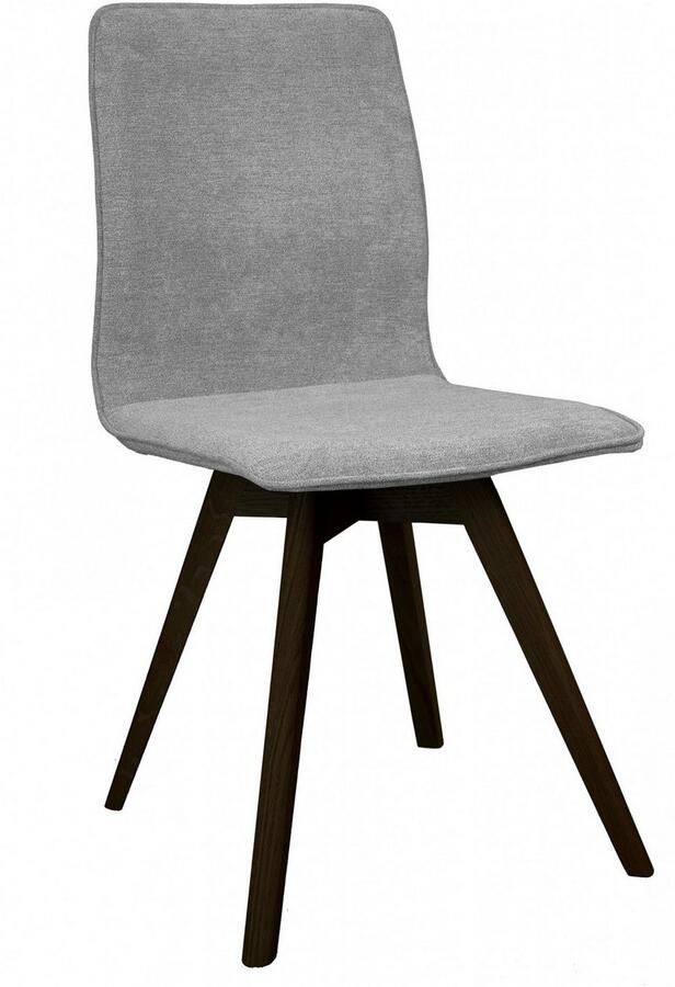 Andas Eetkamerstoel Rania Massief houten frame met bies (set 2 stuks) - Foto 2