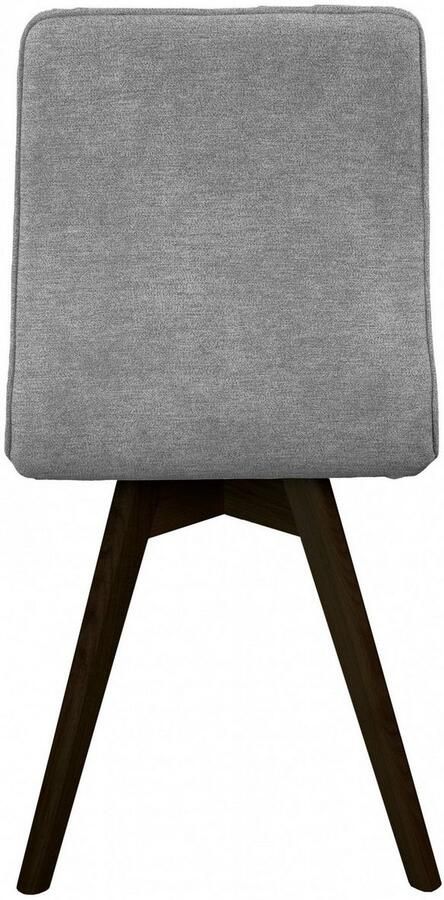 Andas Eetkamerstoel Rania Massief houten frame met bies (set 2 stuks) - Foto 7