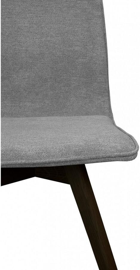 Andas Eetkamerstoel Rania Massief houten frame met bies (set 2 stuks) - Foto 4