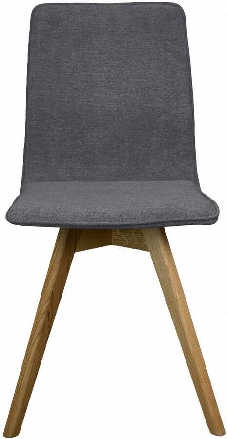 Andas Eetkamerstoel Rania Massief houten frame met bies (set 2 stuks) - Foto 5