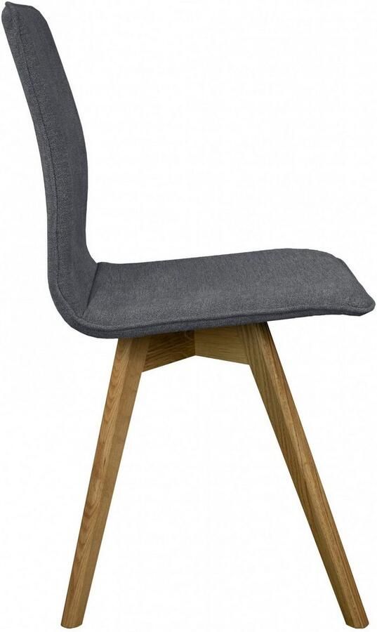 Andas Eetkamerstoel Rania Massief houten frame met bies (set 2 stuks) - Foto 3