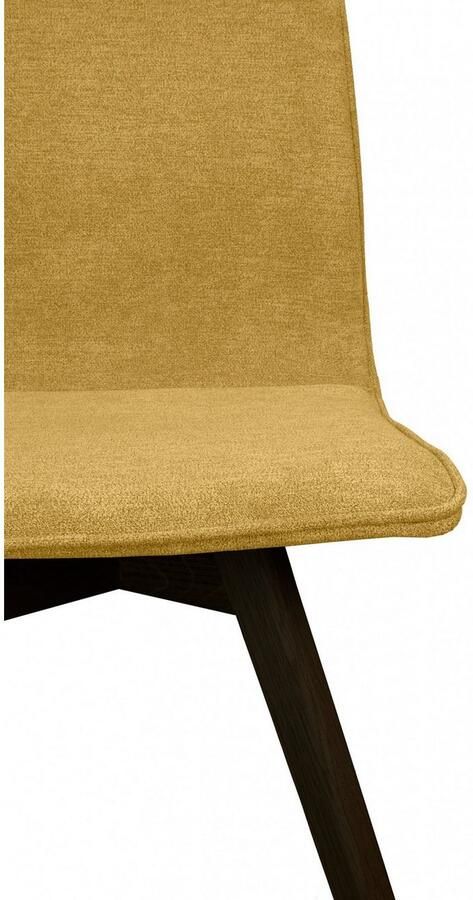 Andas Eetkamerstoel Rania Massief houten frame met bies (set 2 stuks) - Foto 4