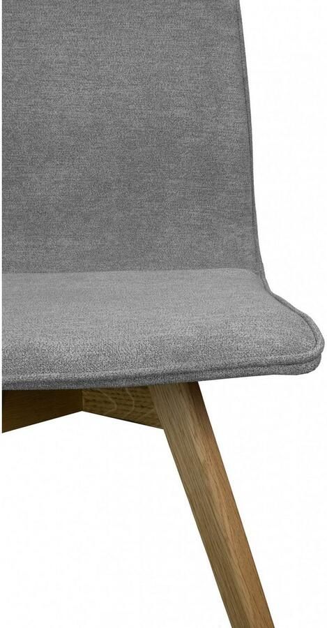 Andas Eetkamerstoel Rania Massief houten frame met bies (set 2 stuks) - Foto 4