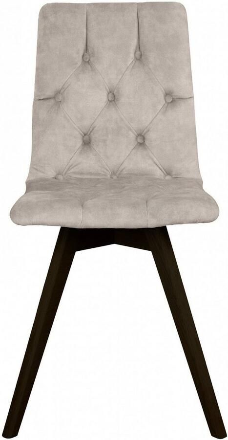 Andas Eetkamerstoel Rania met massief houten poten (set 2 stuks) - Foto 5