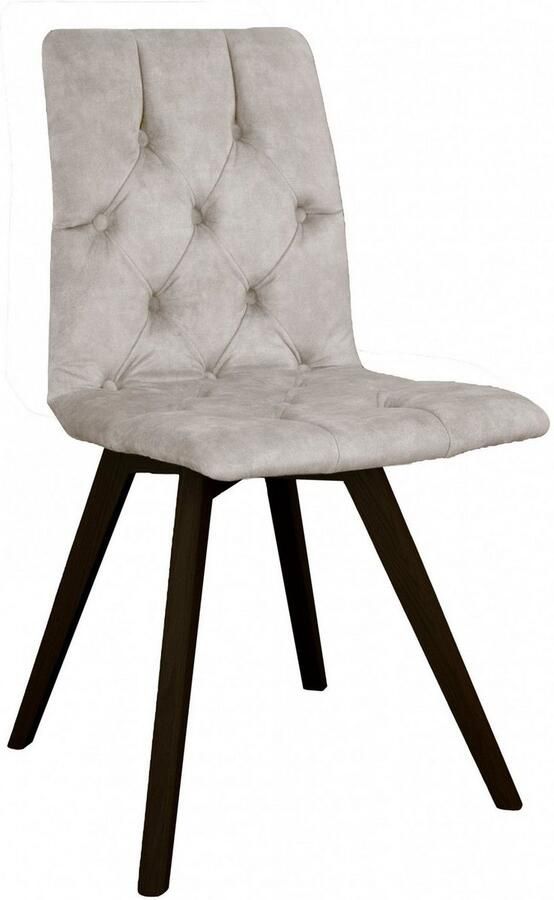 Andas Eetkamerstoel Rania met massief houten poten (set 2 stuks) - Foto 2