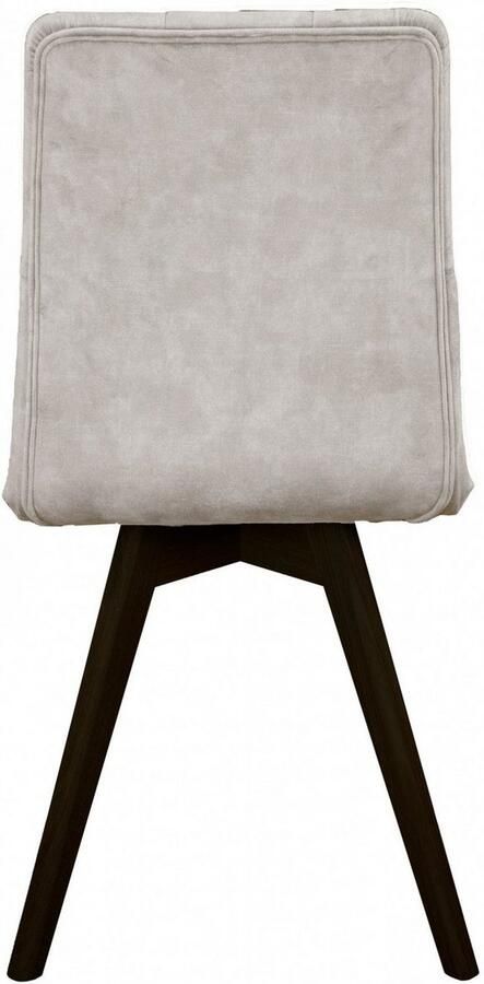 Andas Eetkamerstoel Rania met massief houten poten (set 2 stuks) - Foto 6