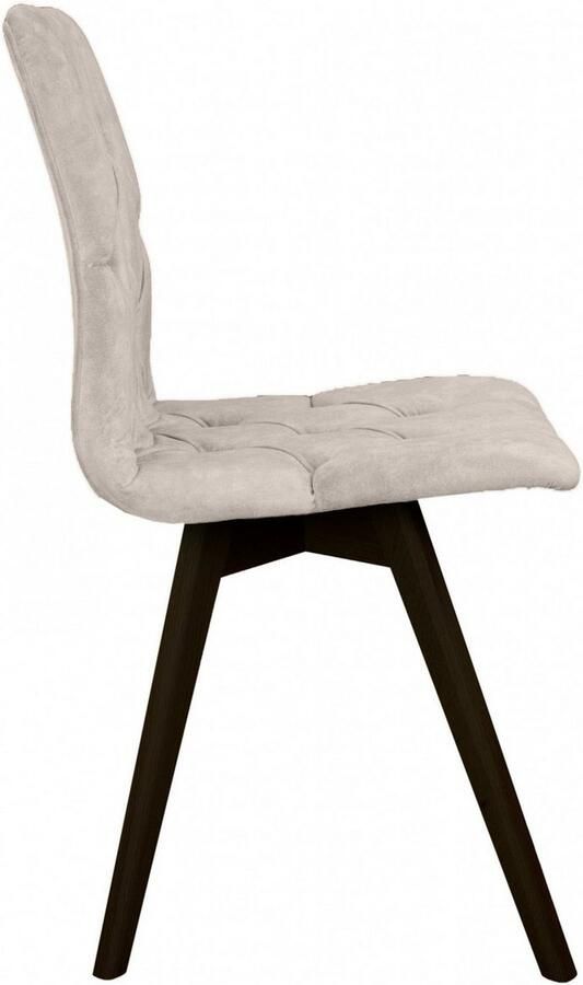Andas Eetkamerstoel Rania met massief houten poten (set 2 stuks) - Foto 3