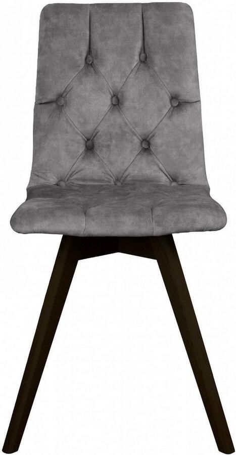 Andas Eetkamerstoel Rania met massief houten poten (set 2 stuks) - Foto 5