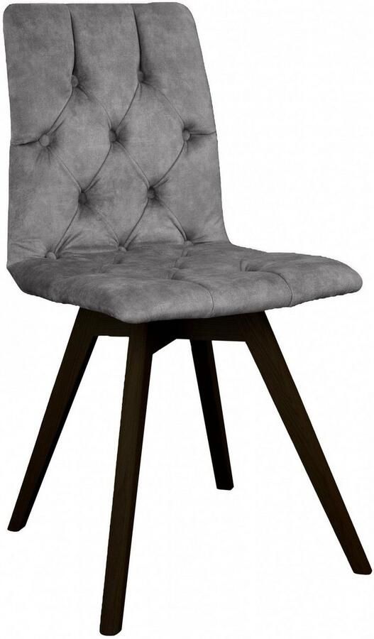 Andas Eetkamerstoel Rania met massief houten poten (set 2 stuks) - Foto 3