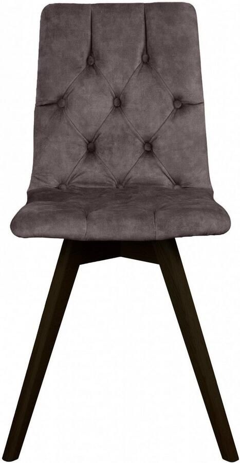 Andas Eetkamerstoel Rania met massief houten poten (set 2 stuks) - Foto 5