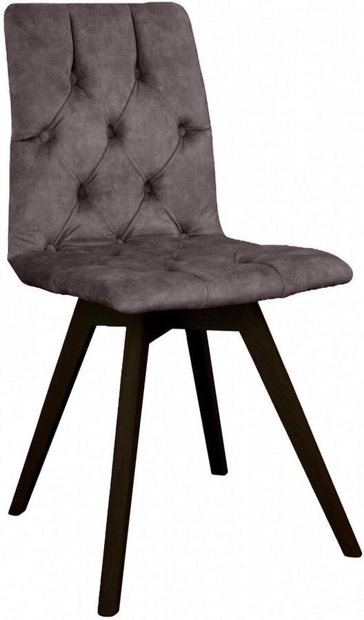 Andas Eetkamerstoel Rania met massief houten poten (set 2 stuks) - Foto 3