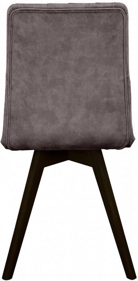 Andas Eetkamerstoel Rania met massief houten poten (set 2 stuks) - Foto 6