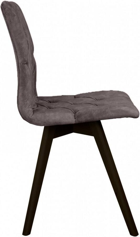 Andas Eetkamerstoel Rania met massief houten poten (set 2 stuks) - Foto 2