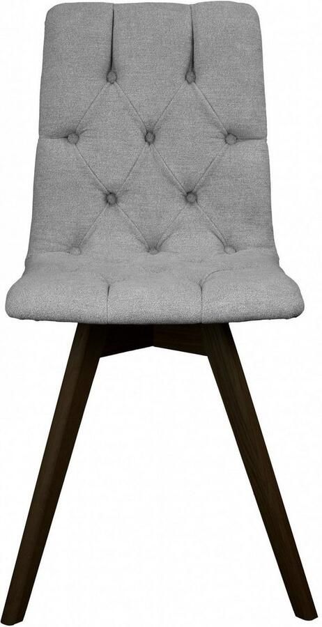 Andas Eetkamerstoel Rania met massief houten poten (set 2 stuks) - Foto 4