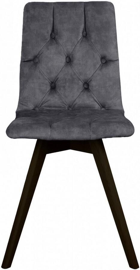 Andas Eetkamerstoel Rania met massief houten poten (set 2 stuks) - Foto 5