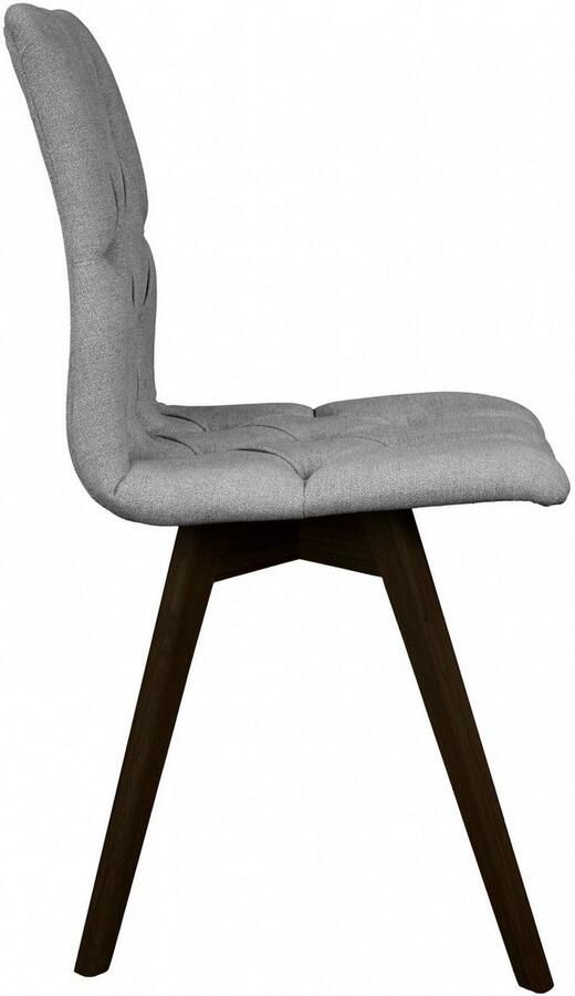 Andas Eetkamerstoel Rania met massief houten poten (set 2 stuks) - Foto 3